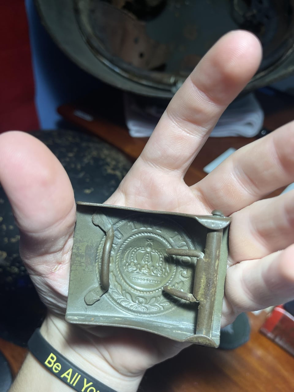 WW1 German Belt Buckle – Dual Paint Example