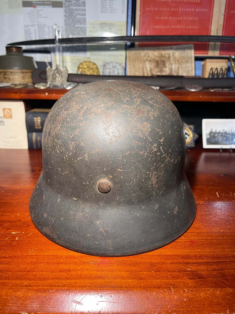 WW2 Luftwaffe M40 Helmet – Salty Example
