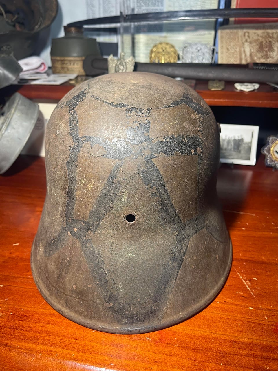 WW1 German Camo Stahlhelm Shell – Honest Battlefield Veteran