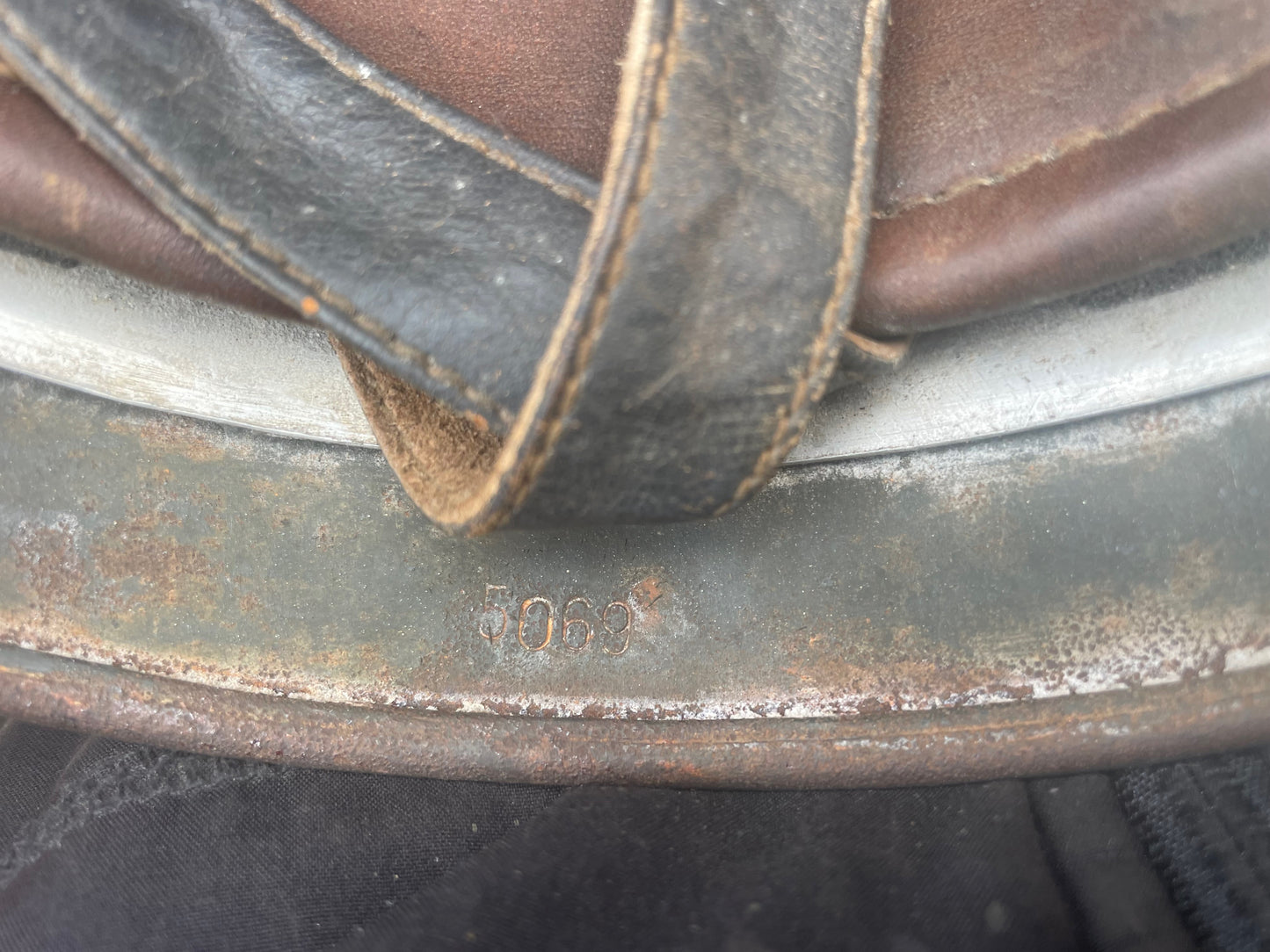 WW2 German Fallschirmjäger Helmet – ET66, Lot 5069