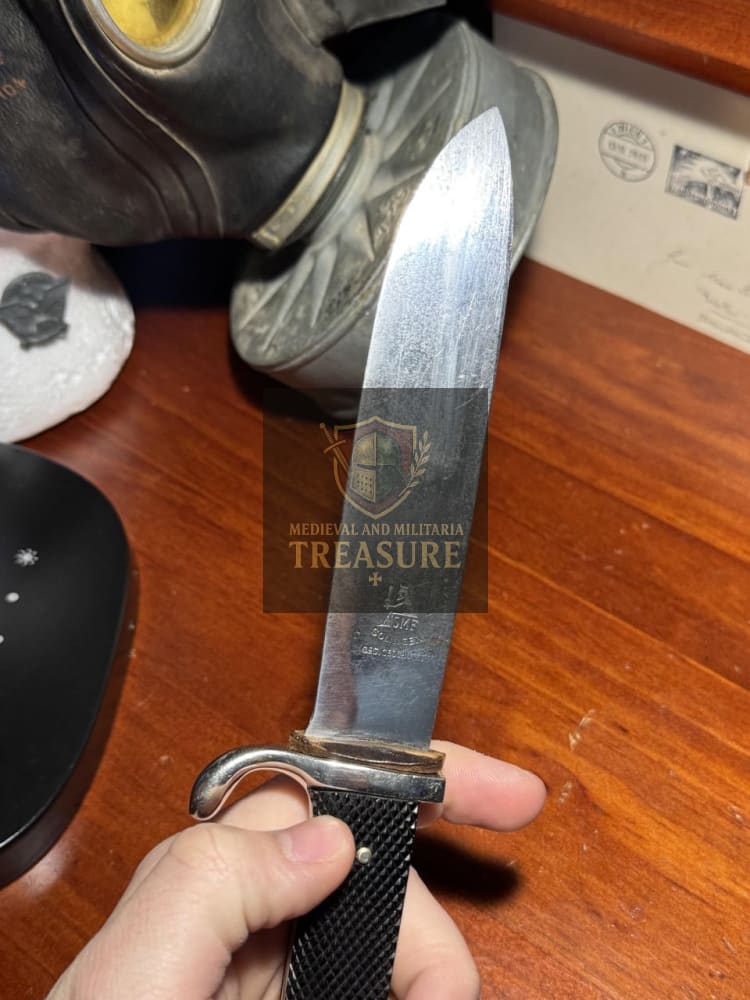 Hitlerjugend (HJ) Knife – Early SMF with Personalized Scabbard