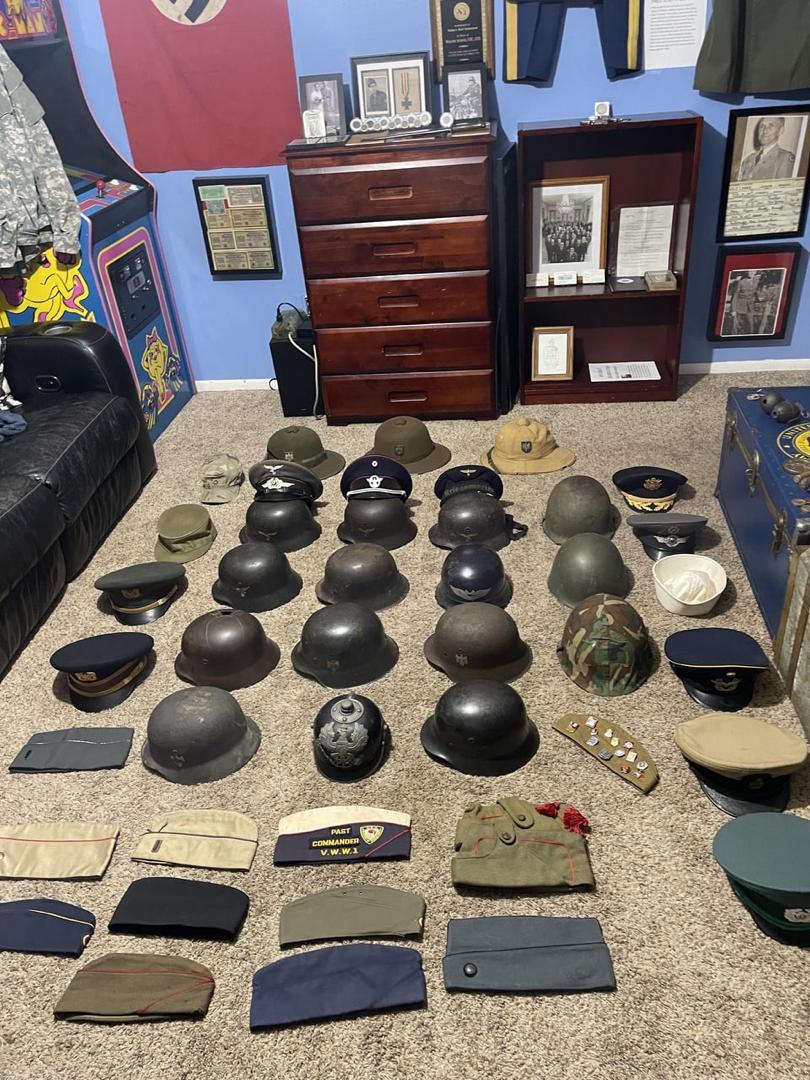 WWII Helmets (M35, M40, M42, Luftwaffe, Kriegsmarine, Waffen-SS, Heer, etc.)