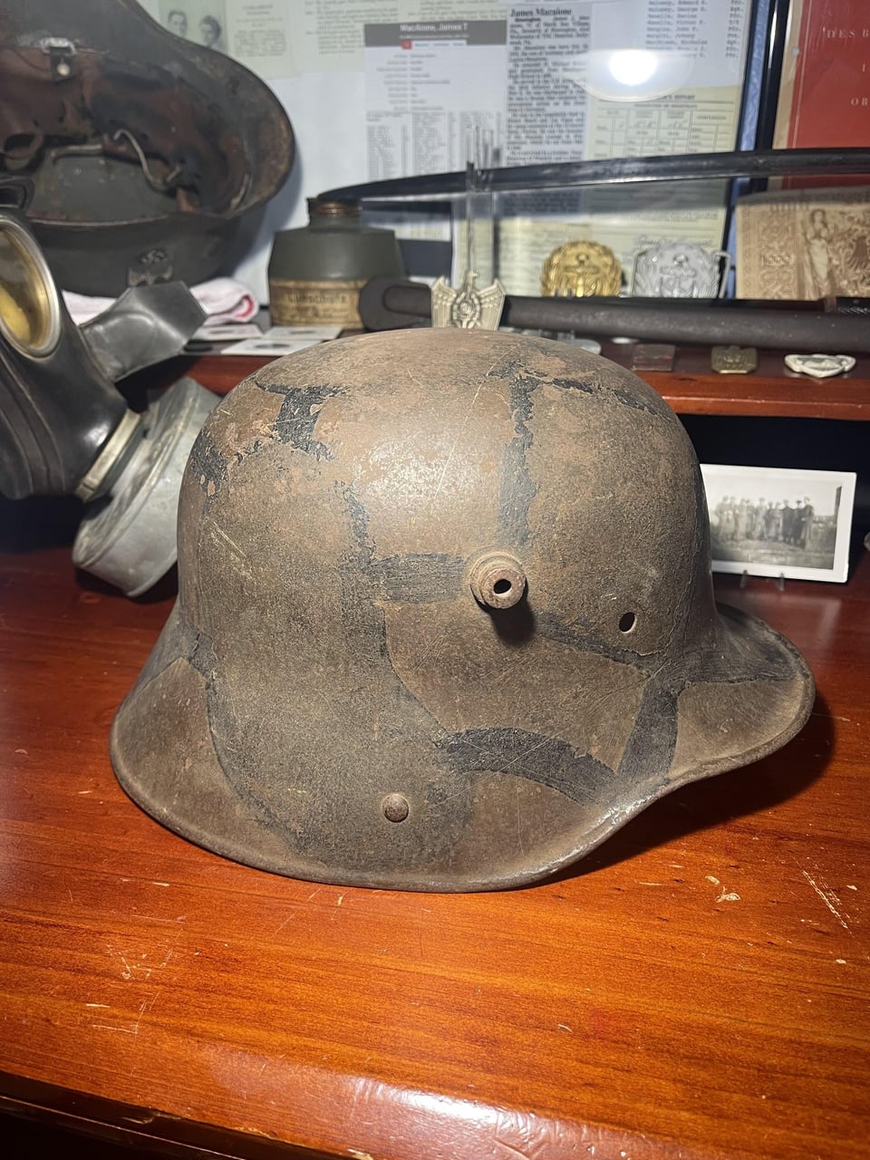 WW1 German Camo Stahlhelm Shell – Honest Battlefield Veteran
