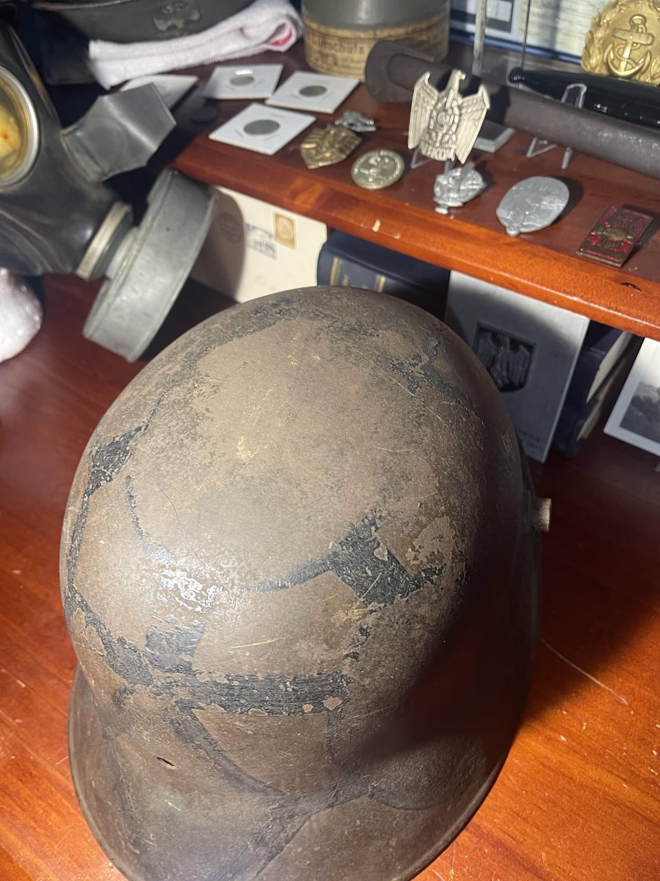 WW1 German Camo Stahlhelm Shell – Honest Battlefield Veteran