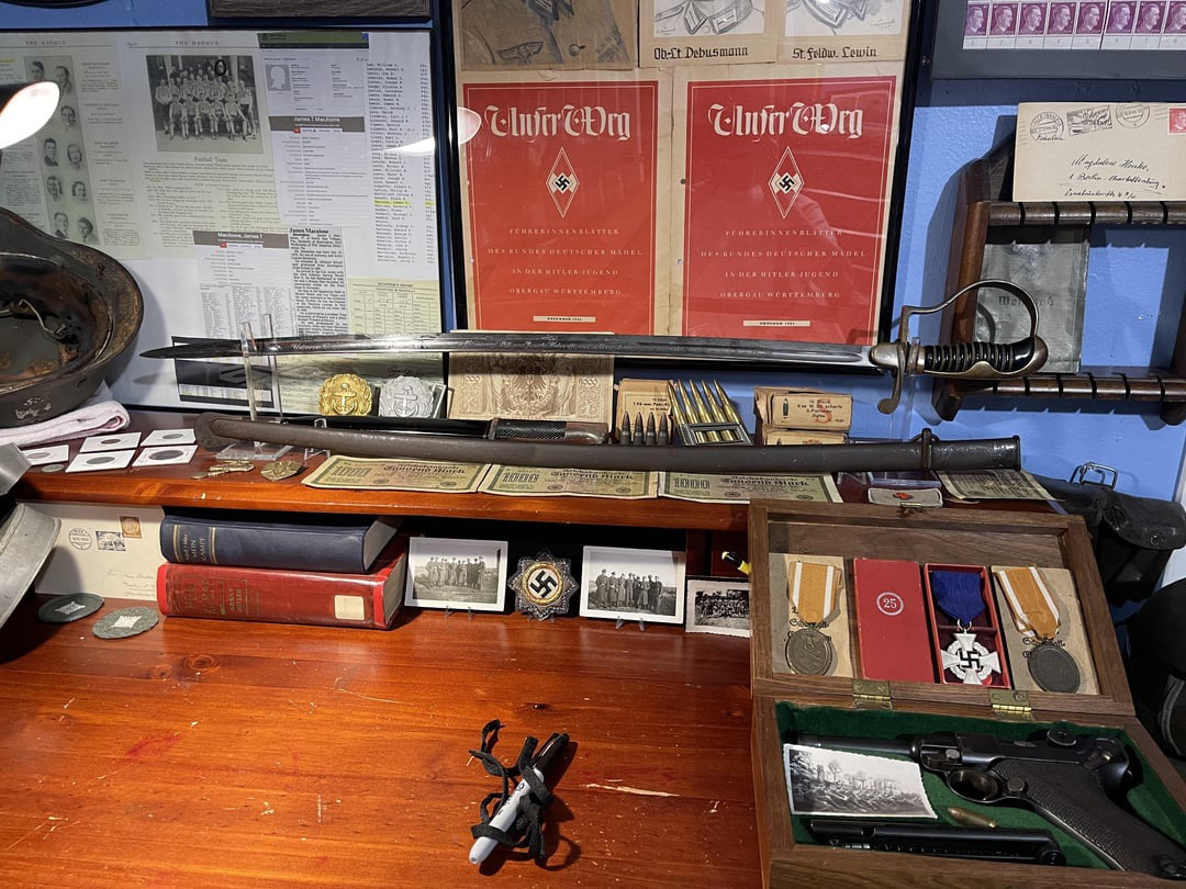 WW2 German Officer’s Sword – Named to Colonel Baumgart