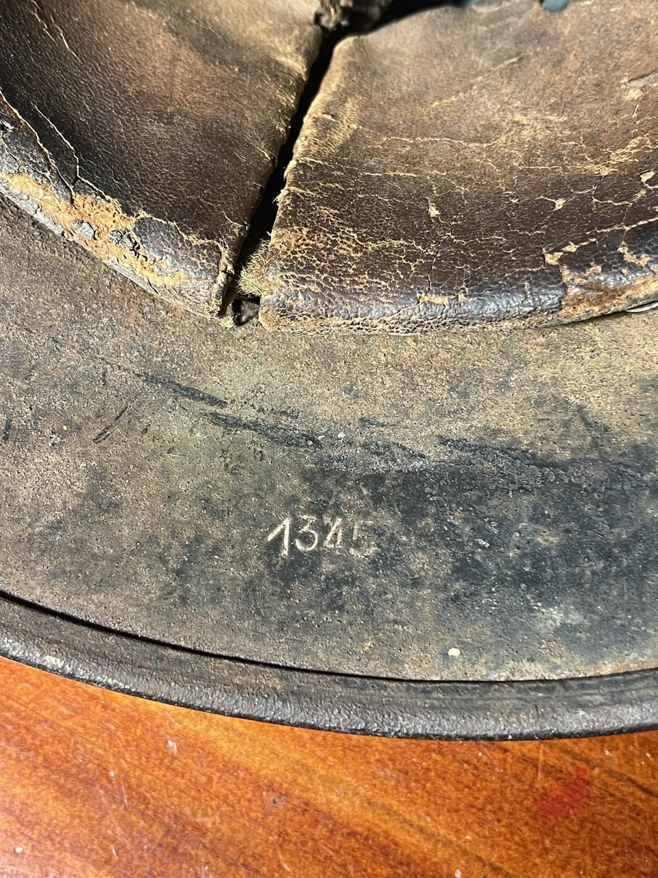 WW2 Luftwaffe M40 Helmet – HKP Maker, Rough Condition