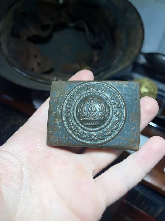 WW1 German Belt Buckle – Dual Paint Example