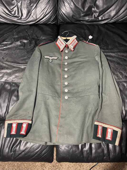 WWII German Artillery Waffenrock – Heer (Army) Uniform