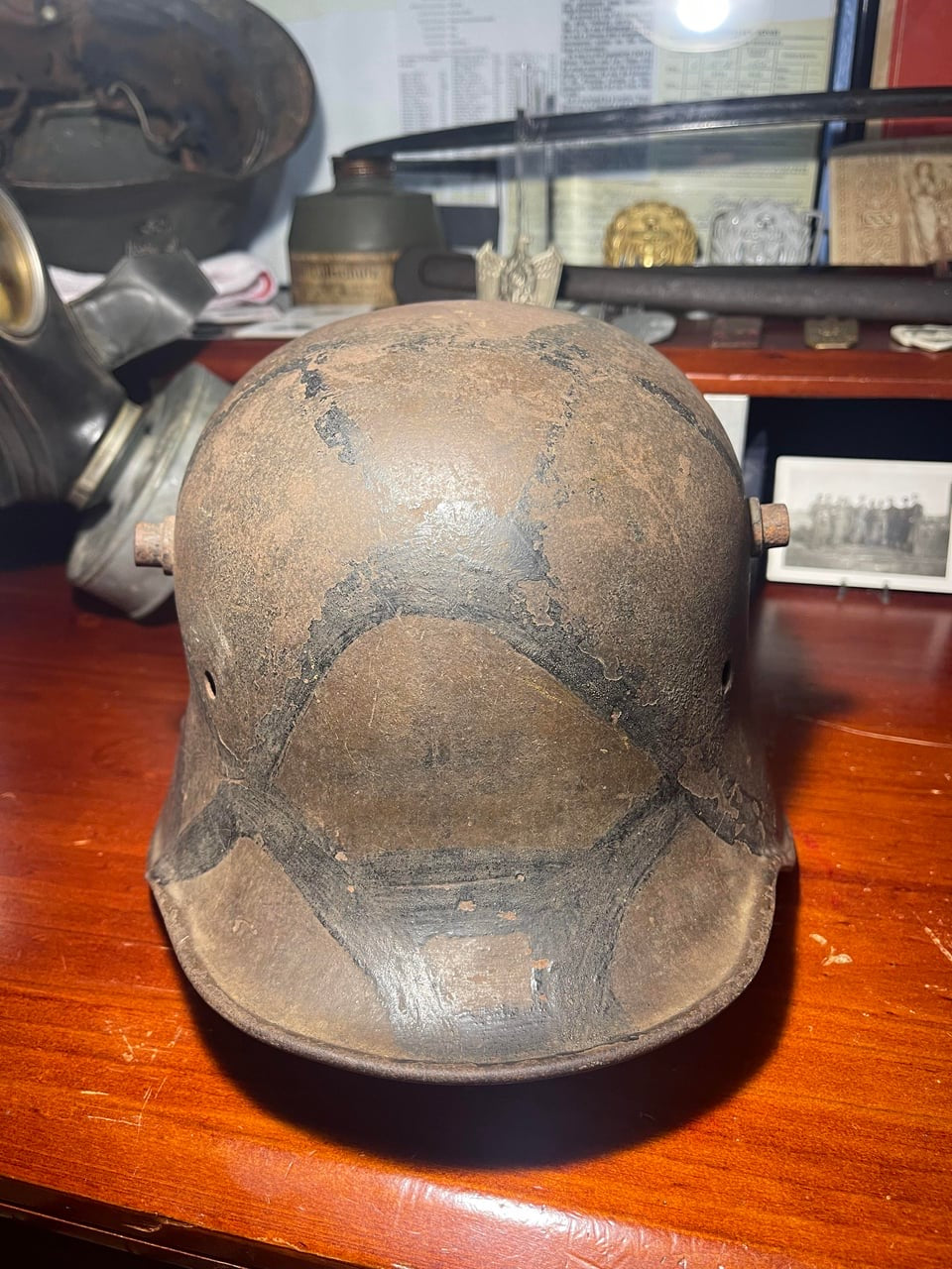 WW1 German Camo Stahlhelm Shell – Honest Battlefield Veteran