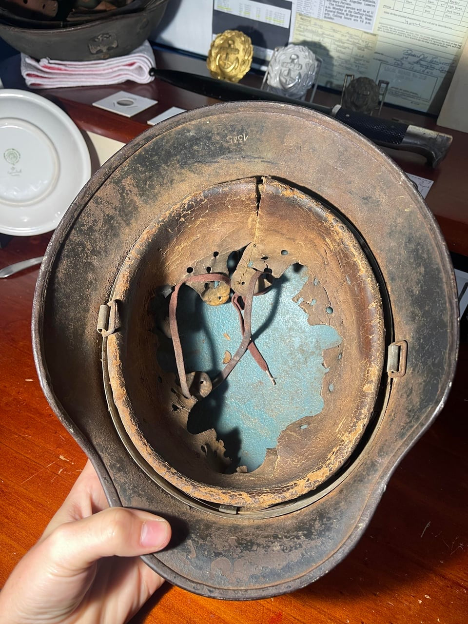 WW2 Luftwaffe M40 Helmet – HKP Production, Textured Paint
