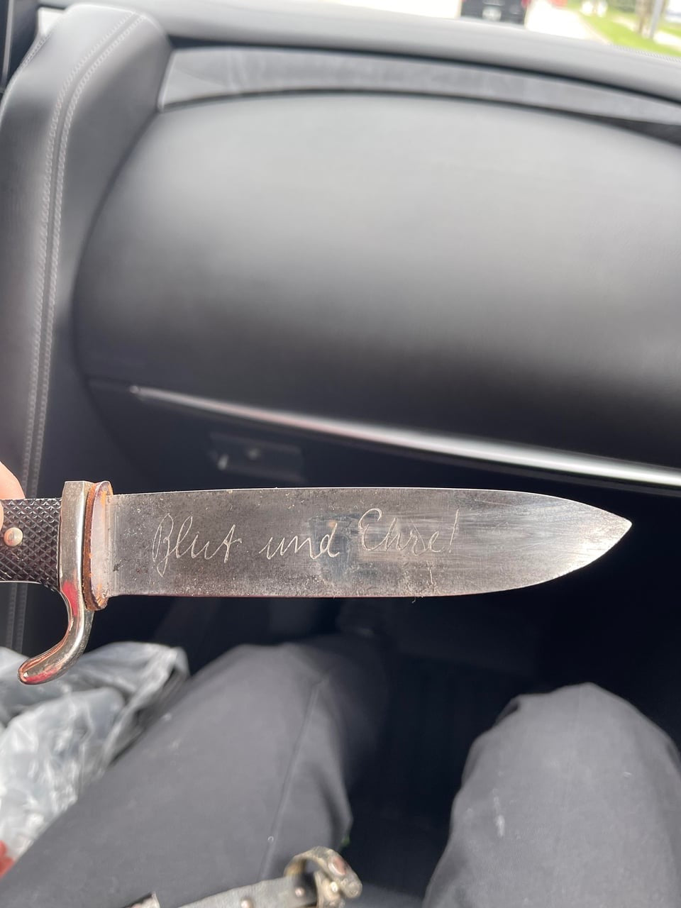 WW2 Hitler Youth Knife – Etched Example with Mysterious Back Marking