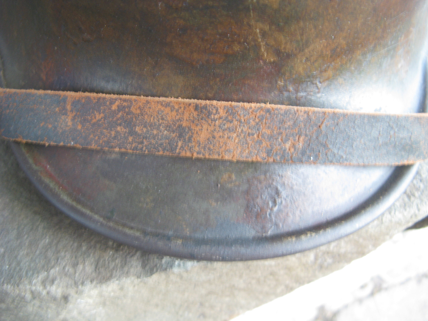 WW1 German M16 Camouflage Helmet – Rare Splotchy Pattern with Provenance