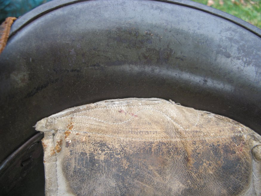 WW1 German M16 Camouflage Helmet – Rare Splotchy Pattern with Provenance