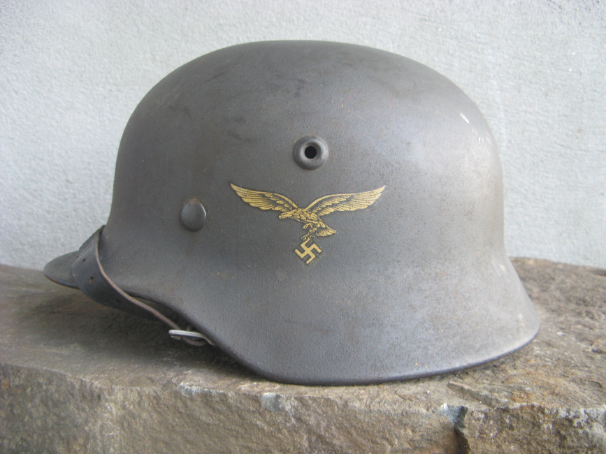 Luftwaffe M40 Quist Helmet – Nearly Mint Example with Provenance