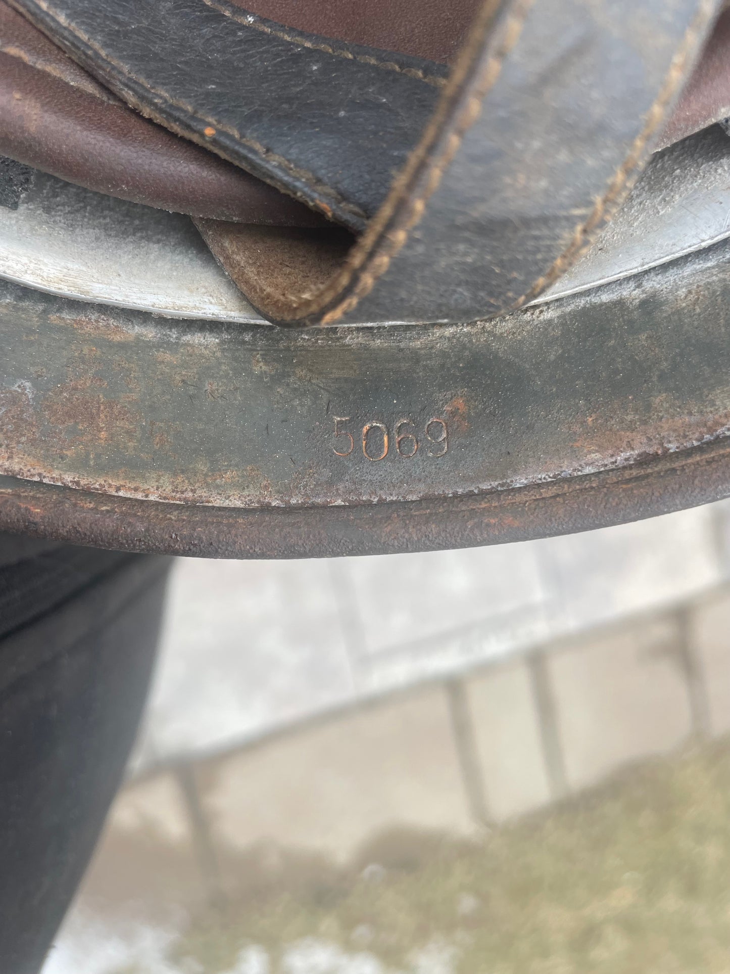 WW2 German Fallschirmjäger Helmet – ET66, Lot 5069