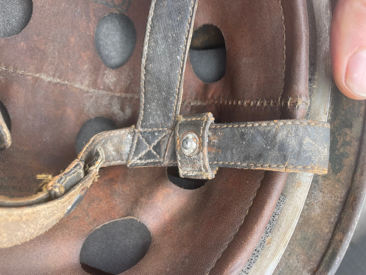 WW2 German Fallschirmjäger Helmet – ET66, Lot 5069