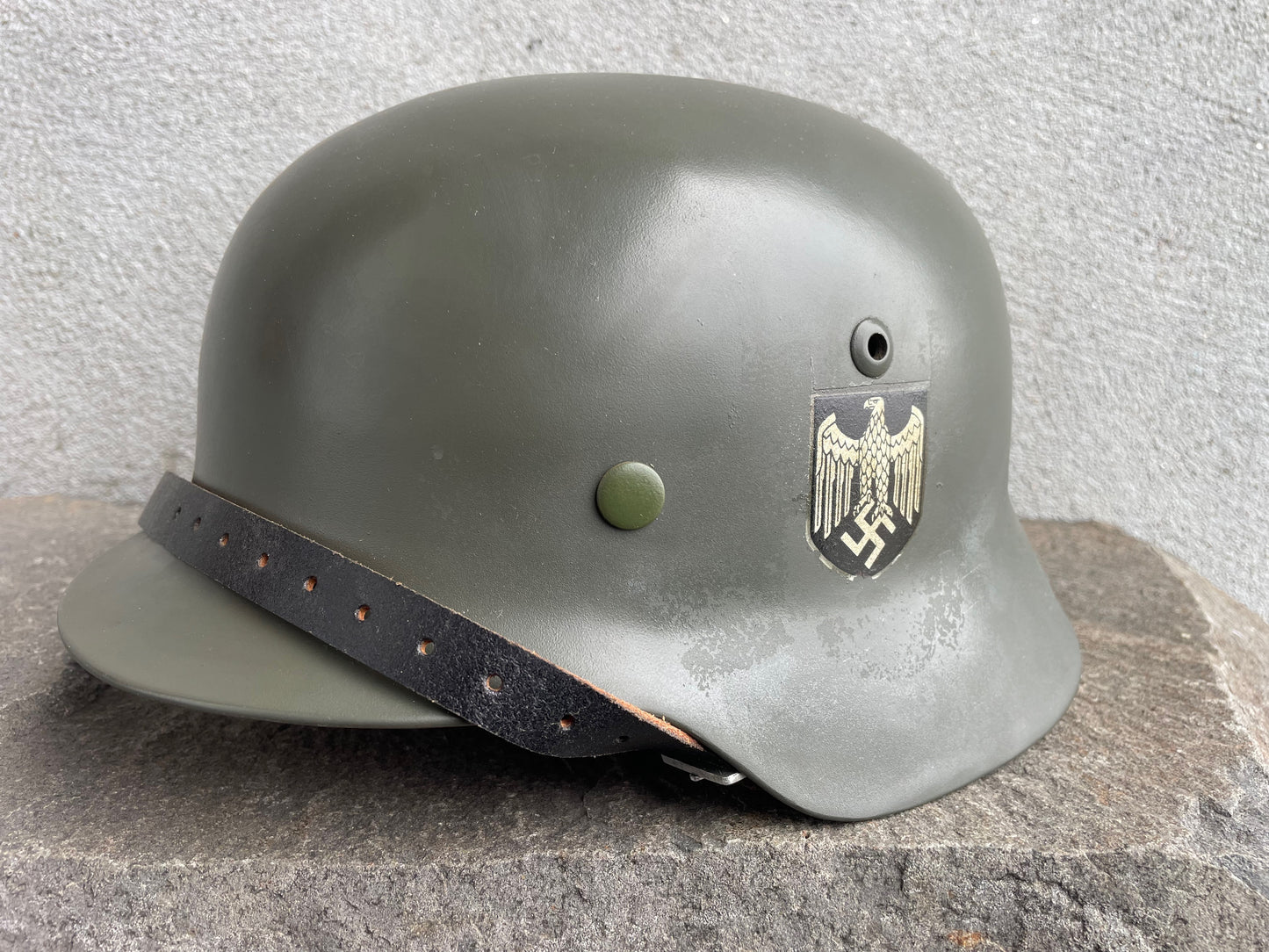 WW2 German Helmet – House Clean-Out Find, Western Kentucky