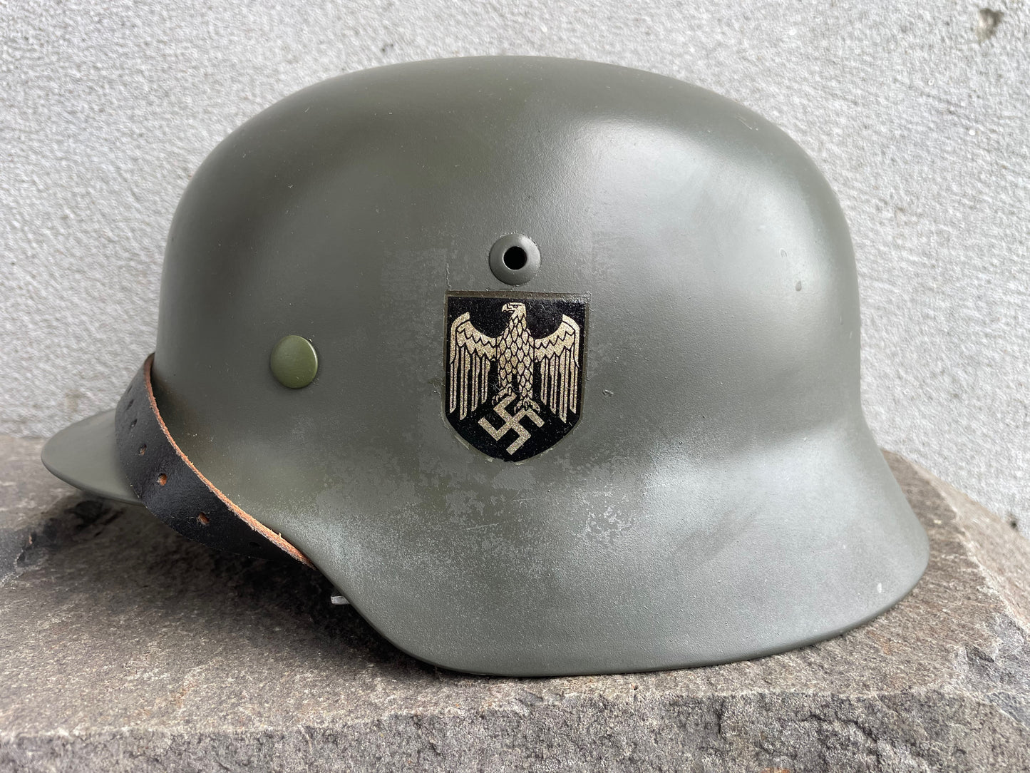 WW2 German Helmet – House Clean-Out Find, Western Kentucky