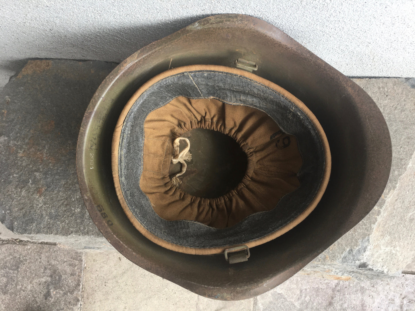 WW2 Soviet SSCH-39 Helmet – Early War, Canvas Bowl Liner (Pre-1940)