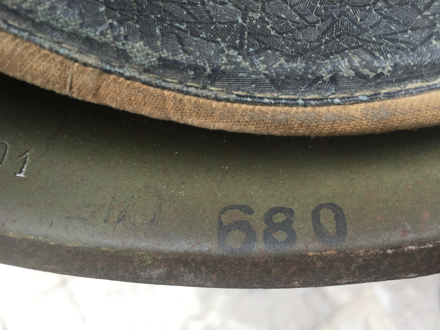 WW2 Soviet SSCH-39 Helmet – Early War, Canvas Bowl Liner (Pre-1940)