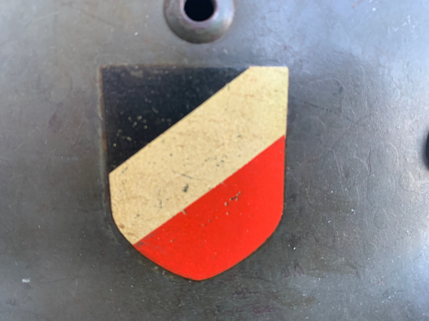 WW2 German M35 Kriegsmarine Double Decal Helmet – Rare ET70 Size