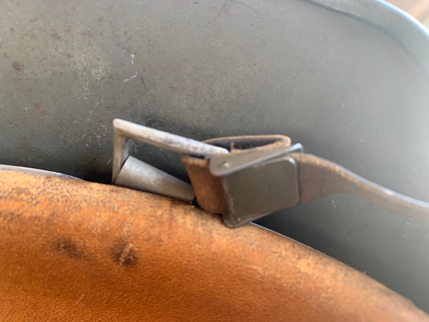 WW2 German M35 Kriegsmarine Double Decal Helmet – Rare ET70 Size