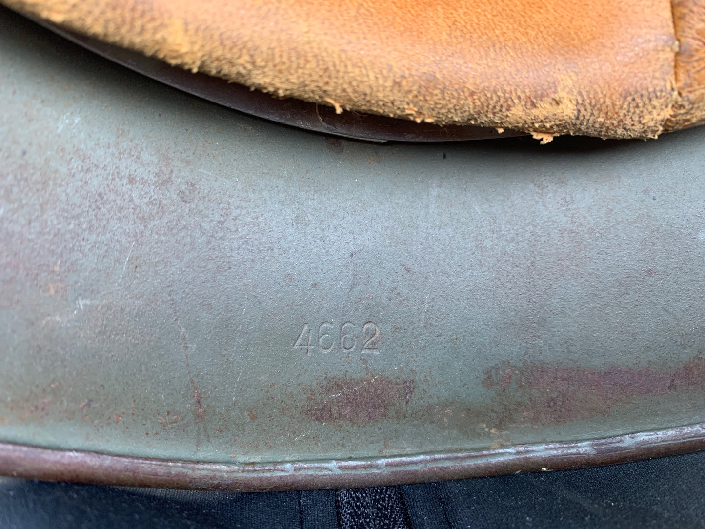 WW2 German M35 Kriegsmarine Double Decal Helmet – Rare ET70 Size