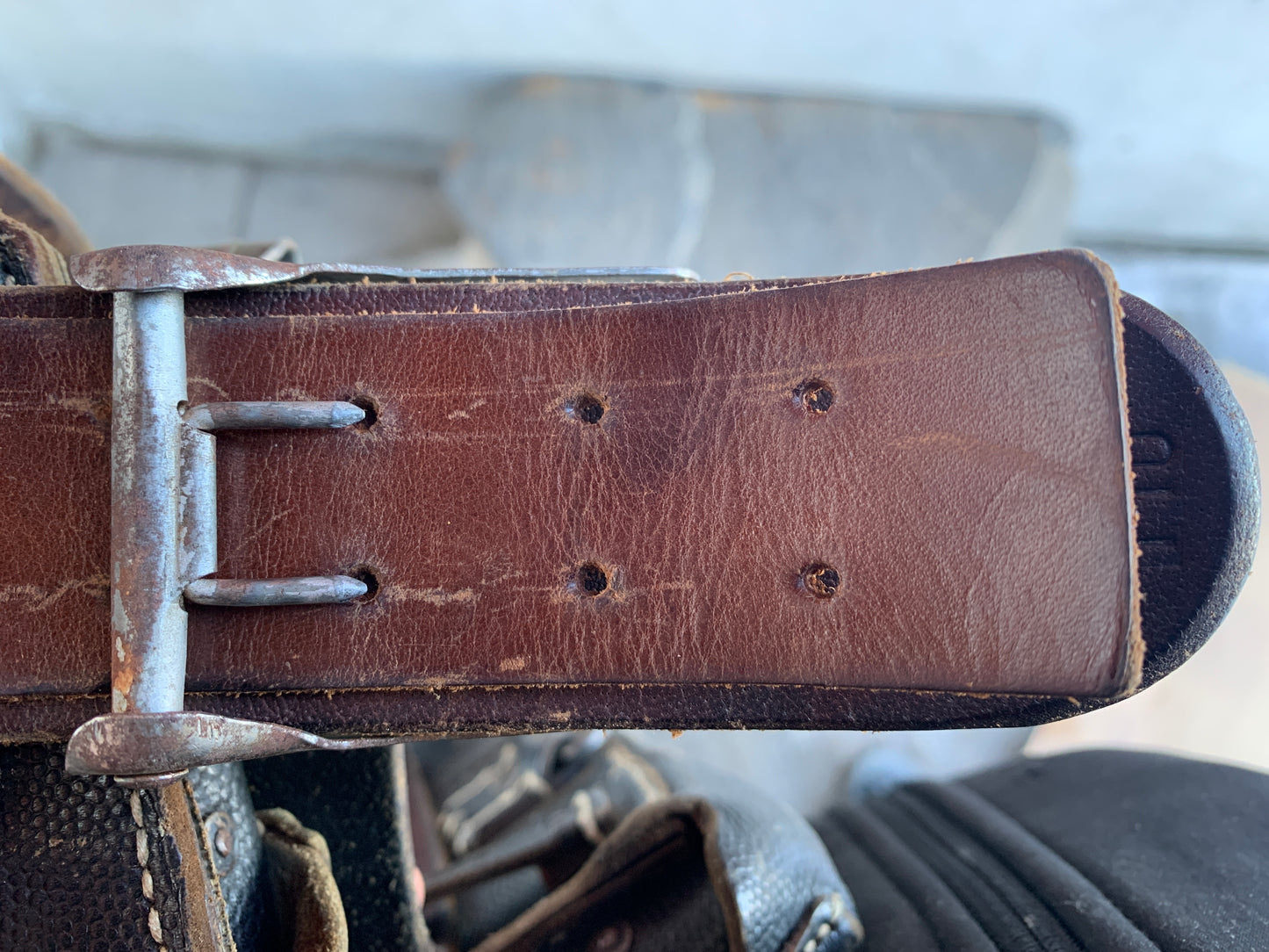 WW2 Waffen-SS Belt, Buckle & Ammo Pouches – Woodwork Estate Find