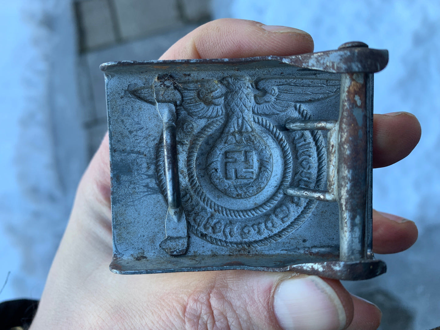 WW2 Waffen-SS Belt, Buckle & Ammo Pouches – Woodwork Estate Find