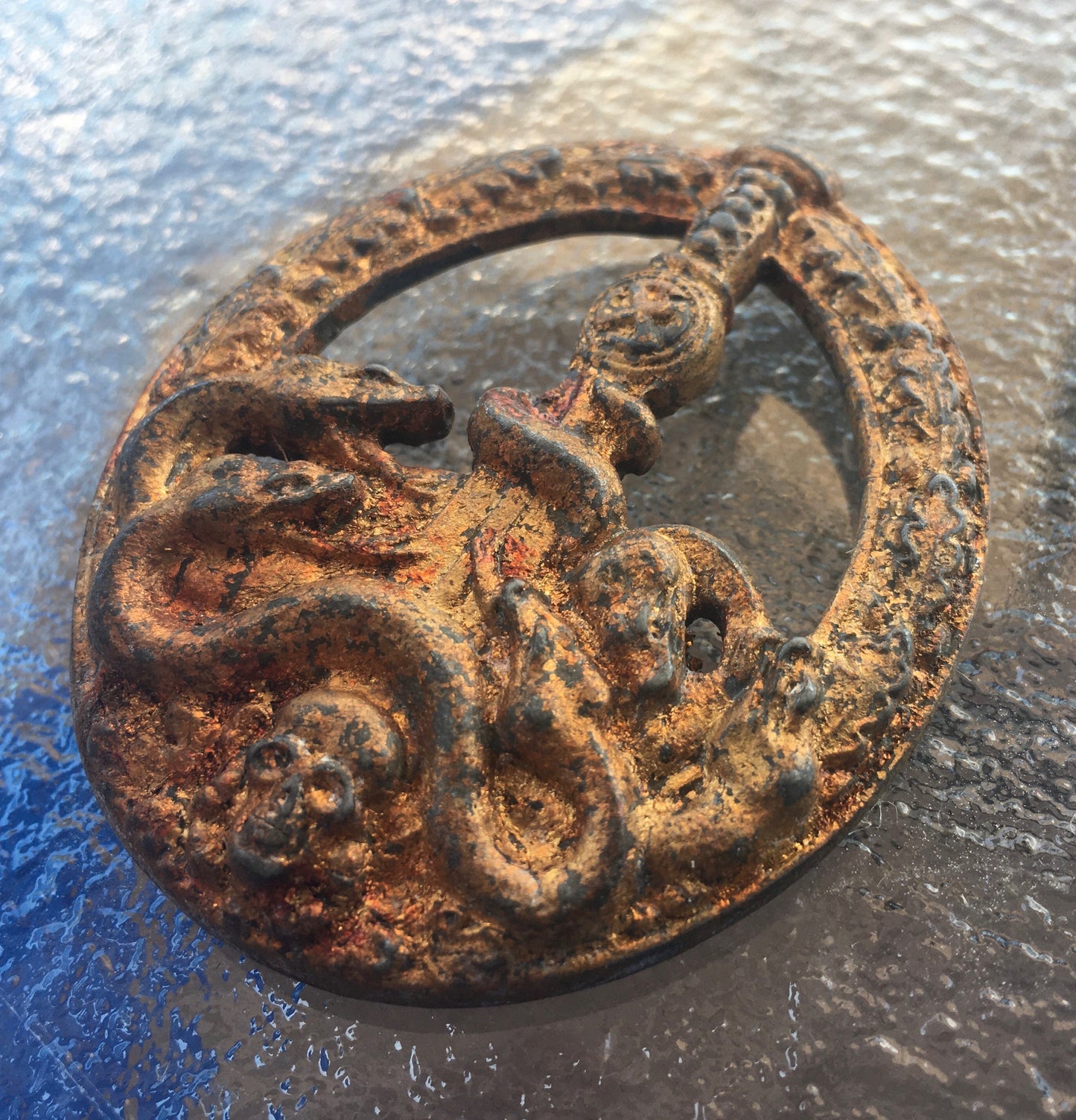 WW2 German Bandenkampfabzeichen in Bronze – Flea Market Sourced