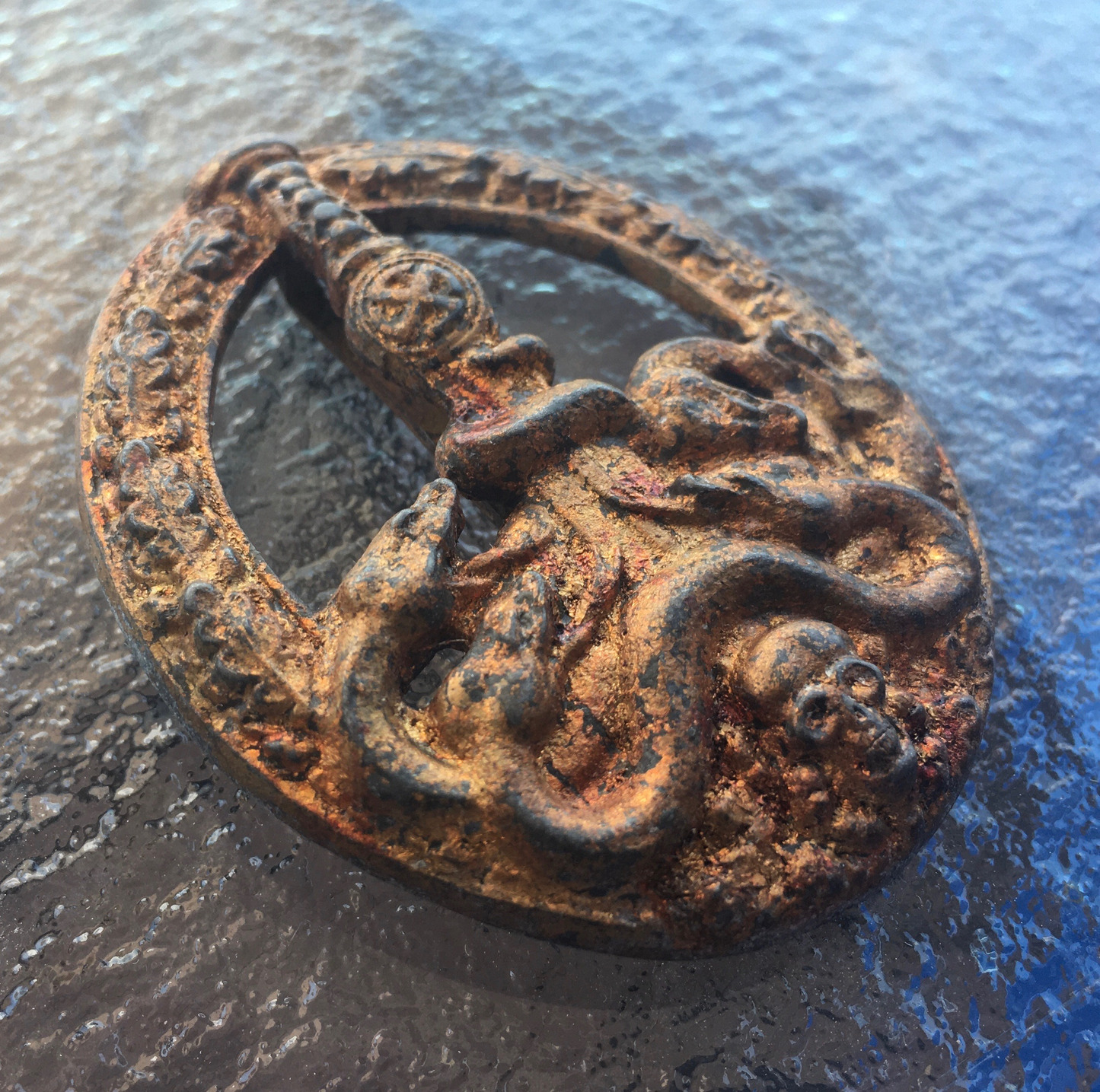 WW2 German Bandenkampfabzeichen in Bronze – Flea Market Sourced