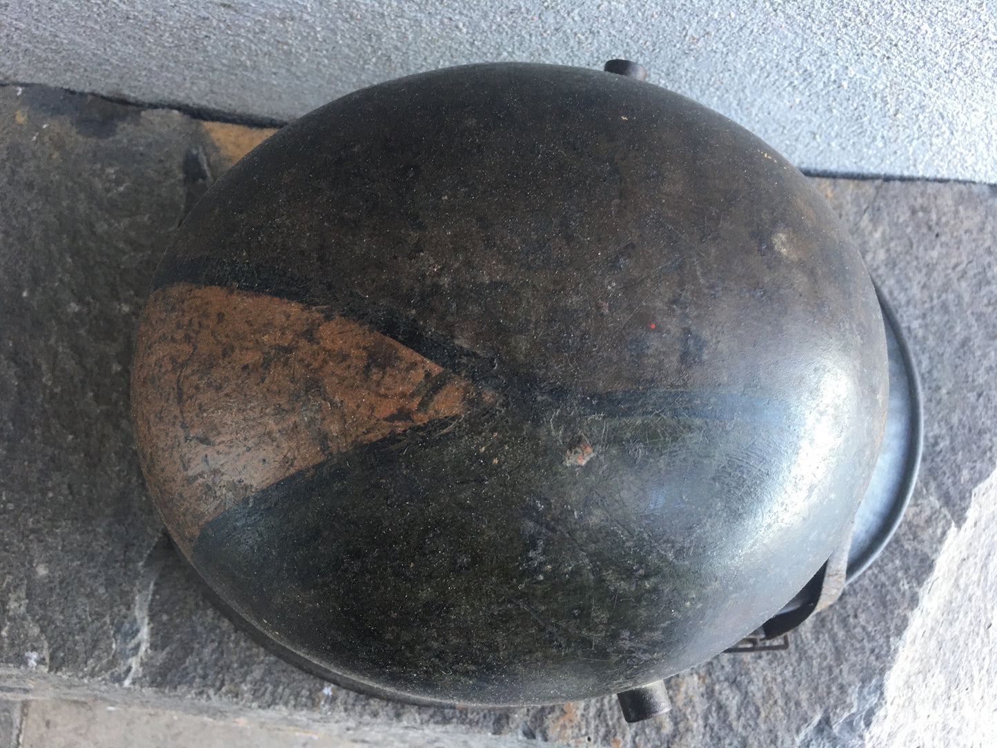 WW1 German M16 Camo Painted Helmet – Original & Untouched