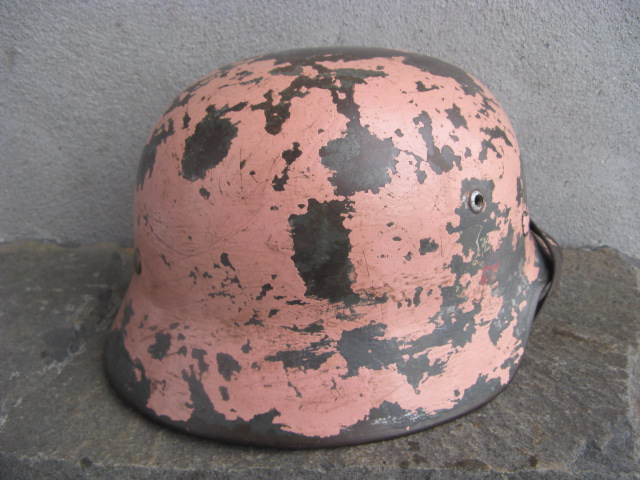 WW2 German M35 DAK “Pinkie” Helmet – North Africa Combat Proven