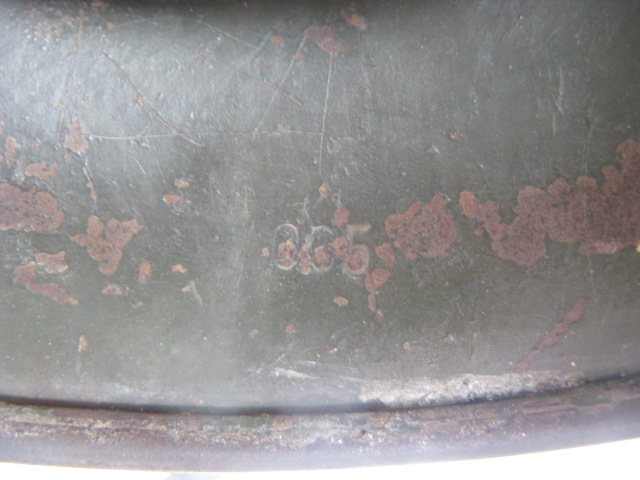 WW2 German M35 DAK “Pinkie” Helmet – North Africa Combat Proven