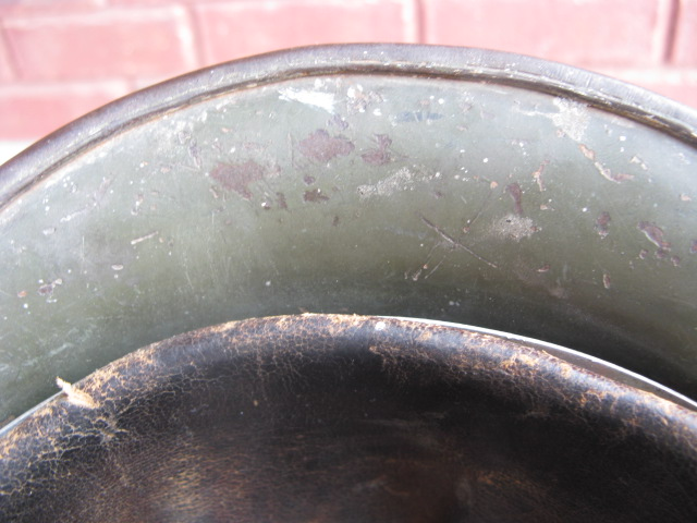 WW2 German M35 DAK “Pinkie” Helmet – North Africa Combat Proven