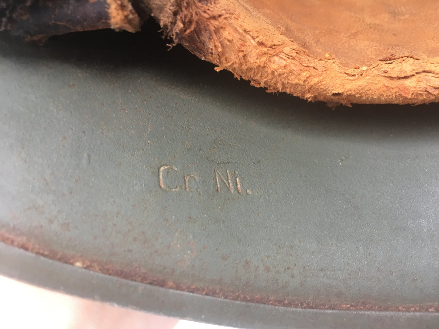 WWII German M34 SS Einsatzgruppen Helmet – Edelstahl (High-Grade Steel)