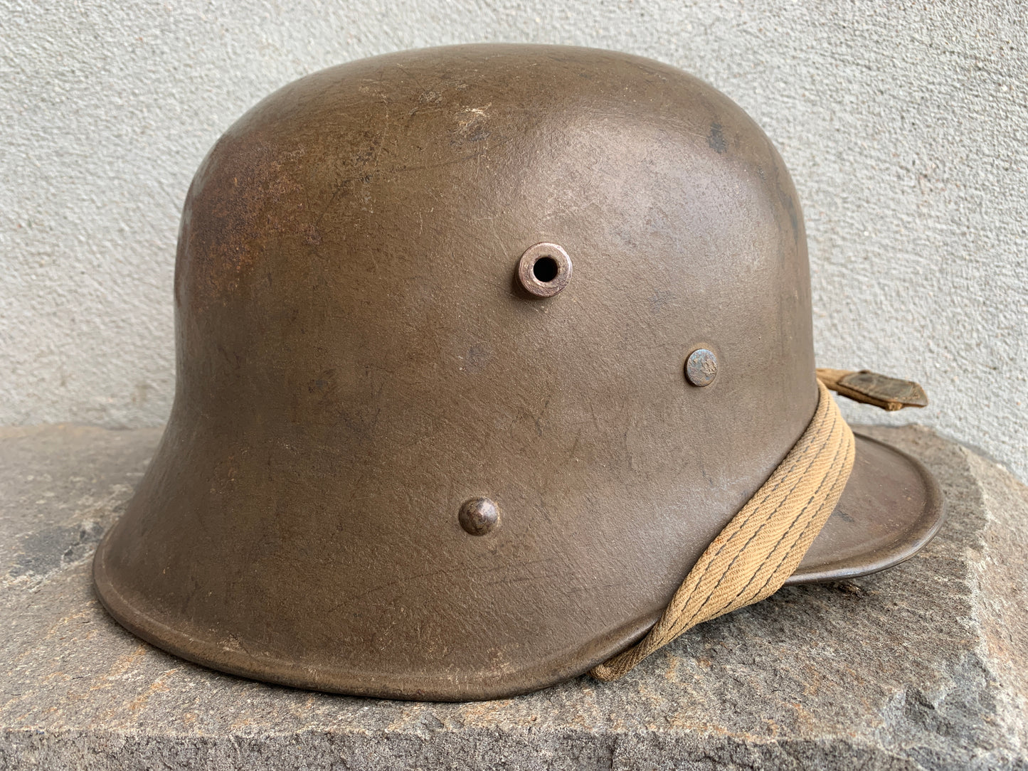 WW1 Austrian M17 Helmet – Untouched Storage Locker Find, Southern California