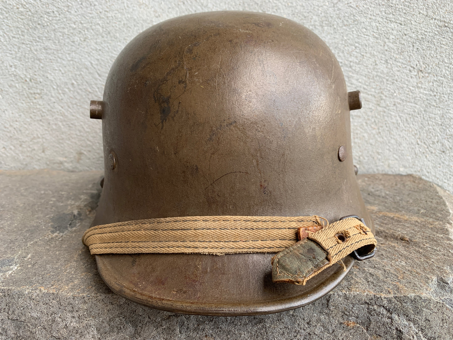 WW1 Austrian M17 Helmet – Untouched Storage Locker Find, Southern California