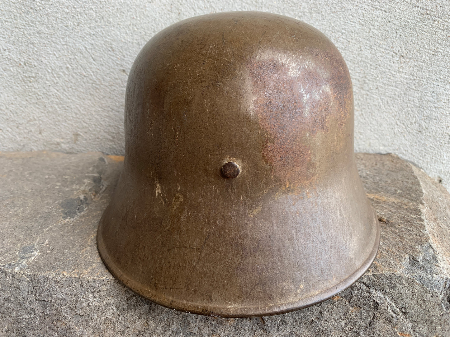 WW1 Austrian M17 Helmet – Untouched Storage Locker Find, Southern California
