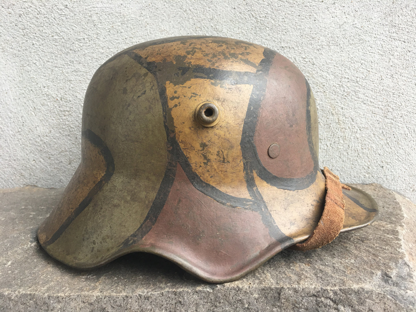 WW1 German M18 “Ear-Cut” Helmet – Late War ET64 Production
