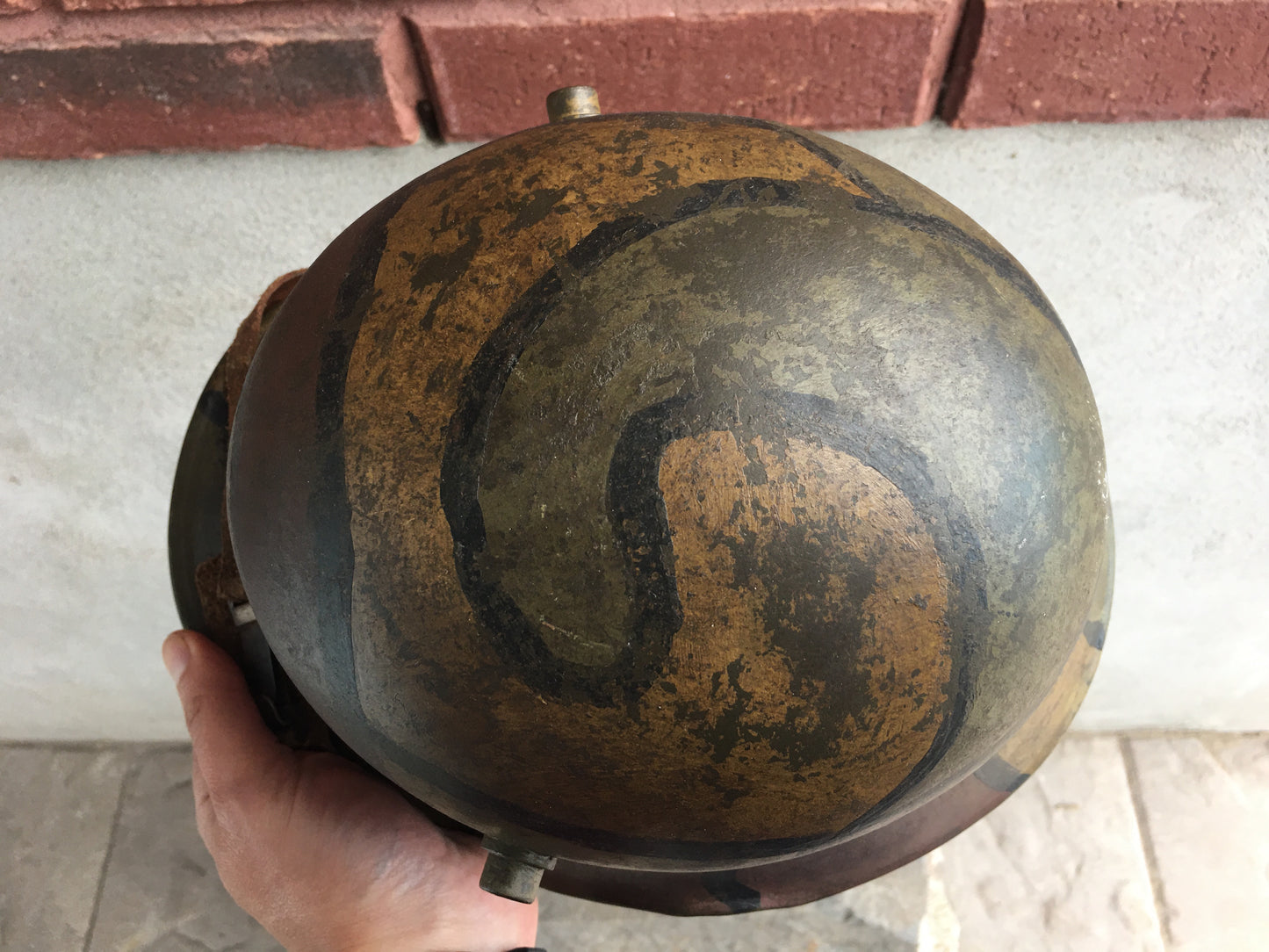 WW1 German M18 “Ear-Cut” Helmet – Late War ET64 Production