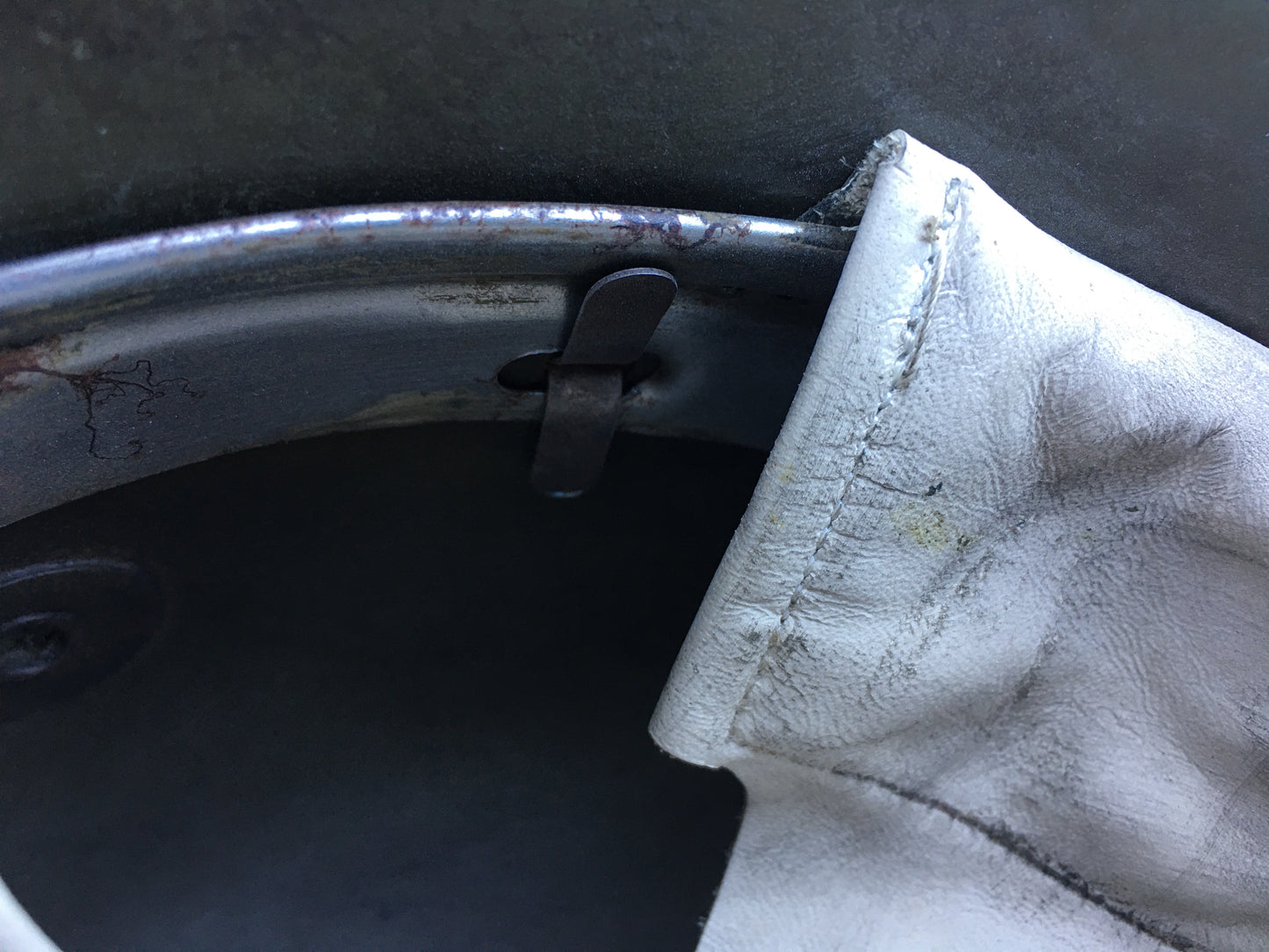 WW1 German M18 “Ear-Cut” Helmet – Late War ET64 Production