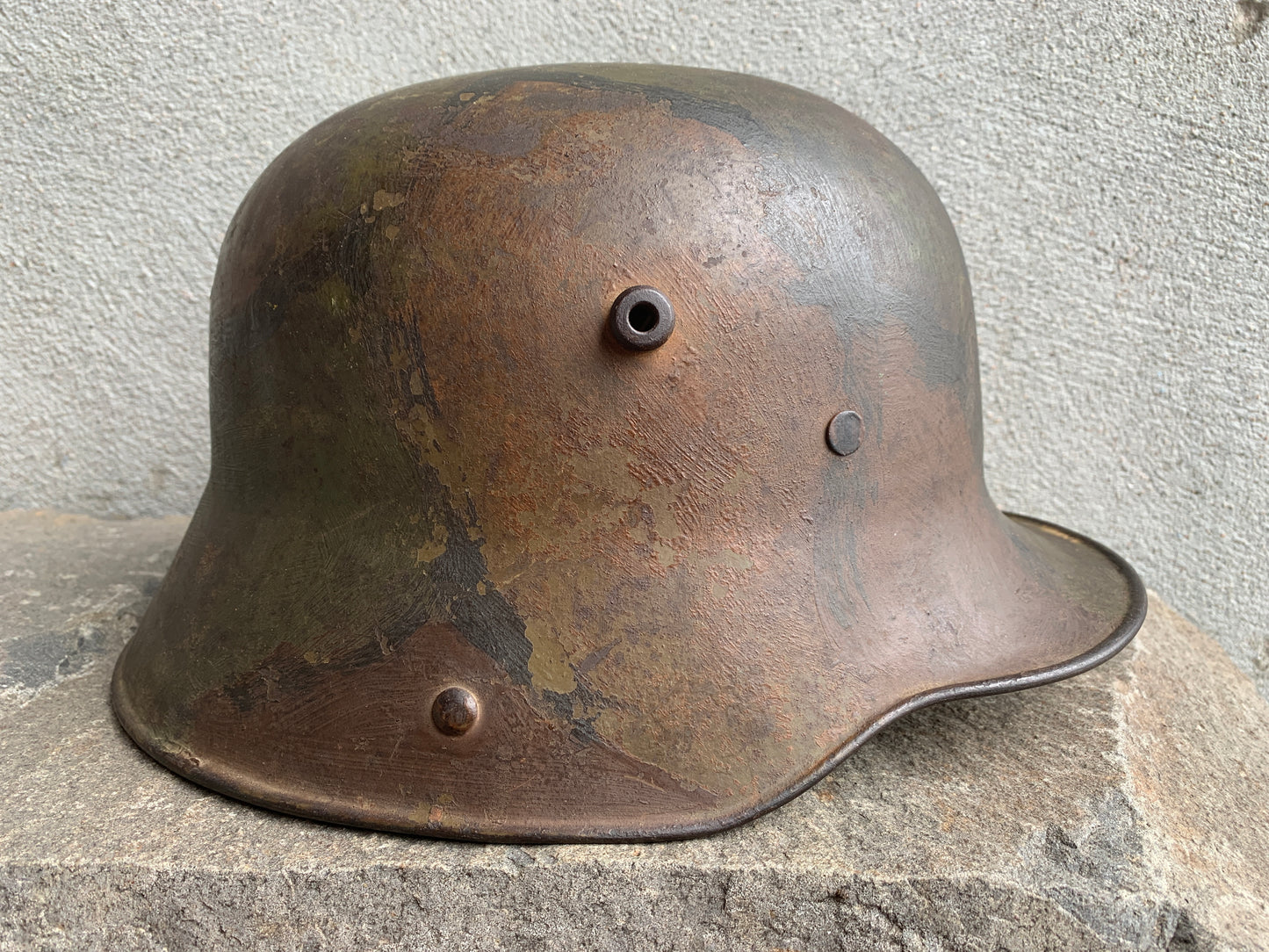WW1 German M16 Helmet – Large Size W66, Preserved Survivor