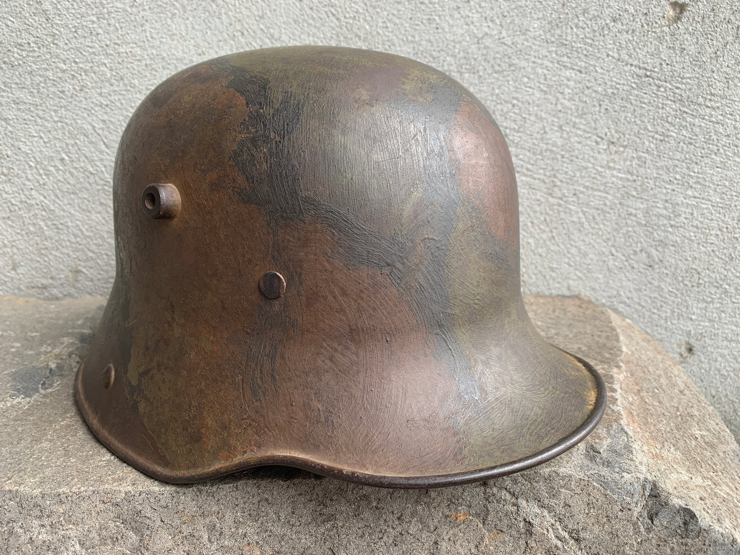 WW1 German M16 Helmet – Large Size W66, Preserved Survivor