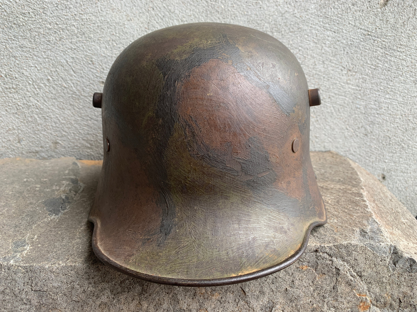 WW1 German M16 Helmet – Large Size W66, Preserved Survivor