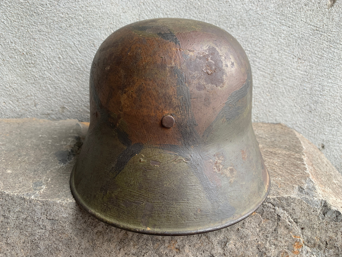 WW1 German M16 Helmet – Large Size W66, Preserved Survivor