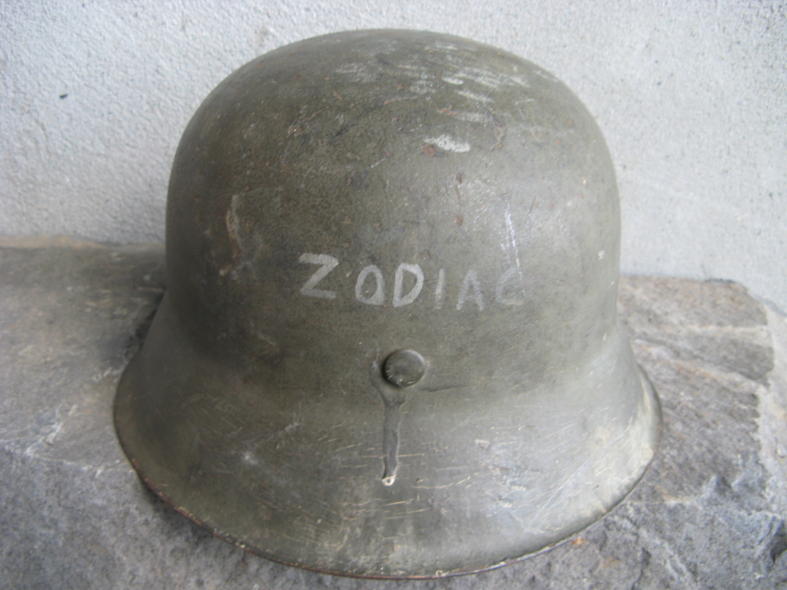 WWII German SS M42 Helmet – EF68, Waffen-SS / SD