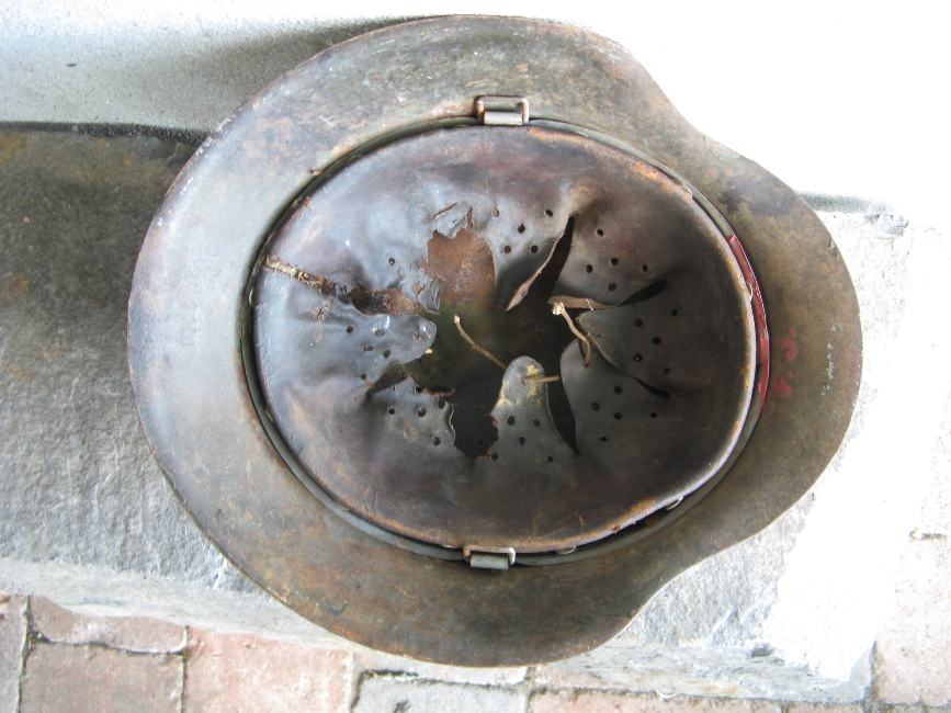 WWII German SS M42 Helmet – EF68, Waffen-SS / SD