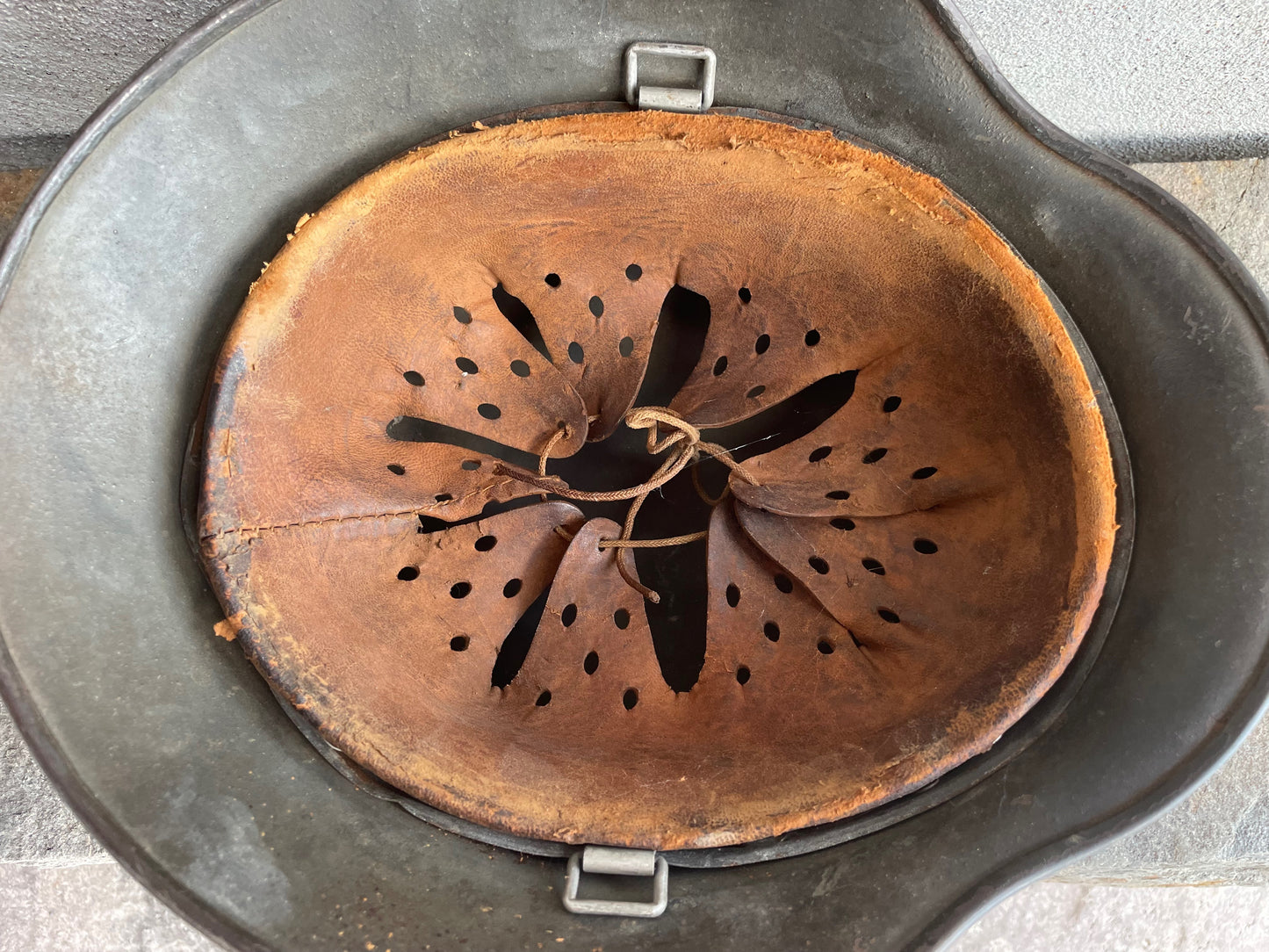 WWII German M35 Helmet – EF68, Size 68 (Carlsbad, New Mexico Find)