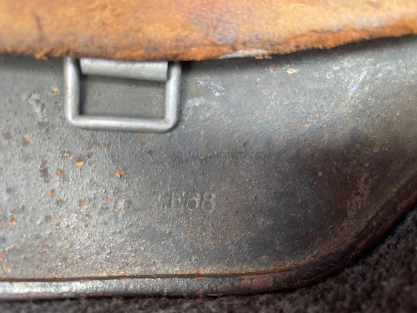 WWII German M35 Helmet – EF68, Size 68 (Carlsbad, New Mexico Find)